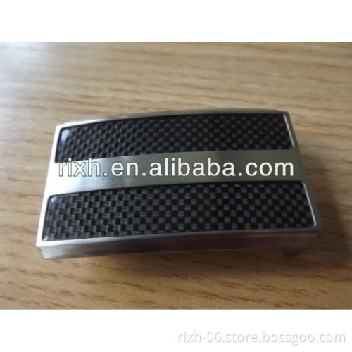 Custom belt buckle with palting titanium black